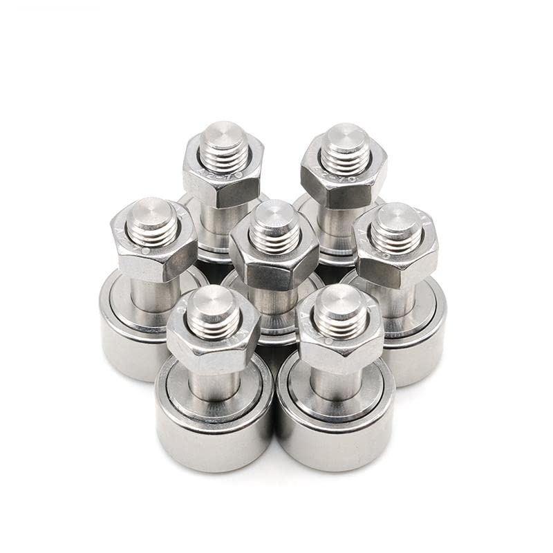 AXK 1Pcs CF8 Stainless Steel Cam Follower Needle Roller Bearing KR19 Miniature Cam Followers CF8 8x19x32.2mm - Image 1